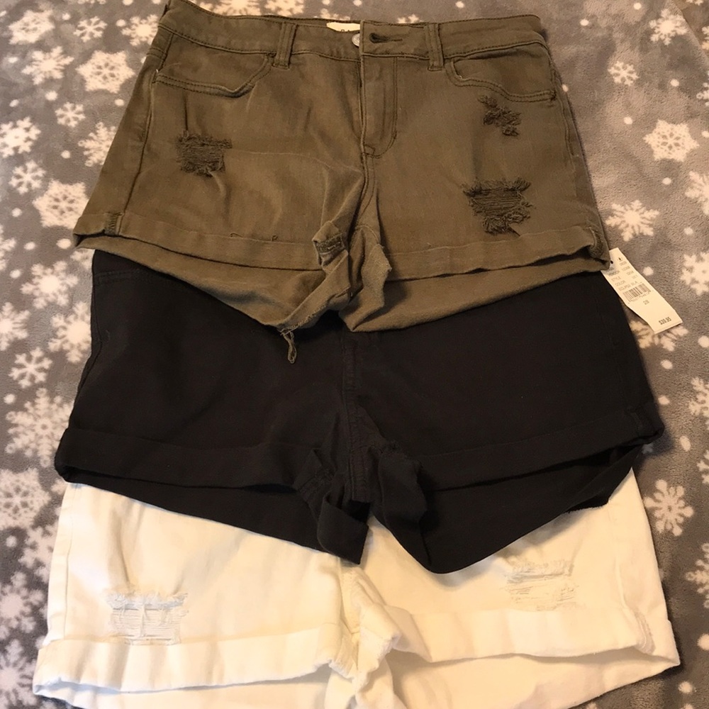 3 pairs of Pacsun jean shorts